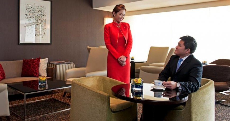 لابی هتل مارینا مندرین سنگاپور