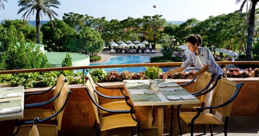 رستوران هتل گلوریا ورده آنتالیا