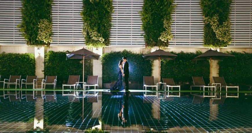 استخر هتل مندرین بای سنتر پوینت استخر هتل مندرین بای سنتر پوینت