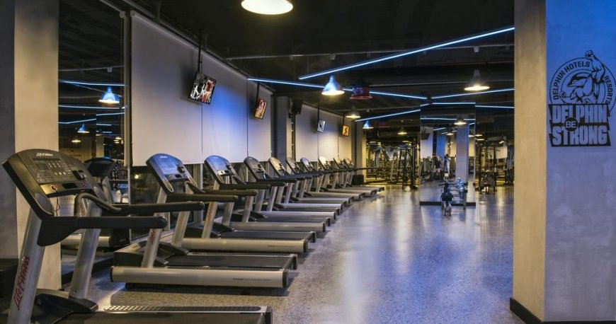 سالن بدنسازی هتل دلفین بی ای گرند ریزورت 